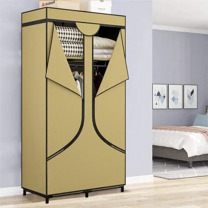 Armoire de rangement portable en tissu - 17,7P x 34,6L x 66,1H