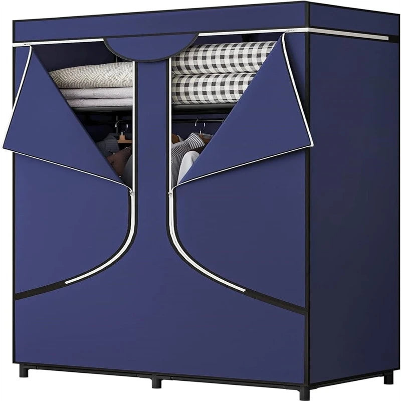 Armoire de rangement portable en tissu - 17,7P x 34,6L x 66,1H