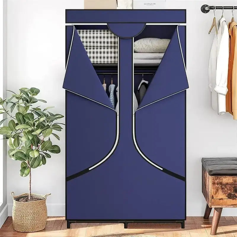 Armoire de rangement portable en tissu - 17,7P x 34,6L x 66,1H