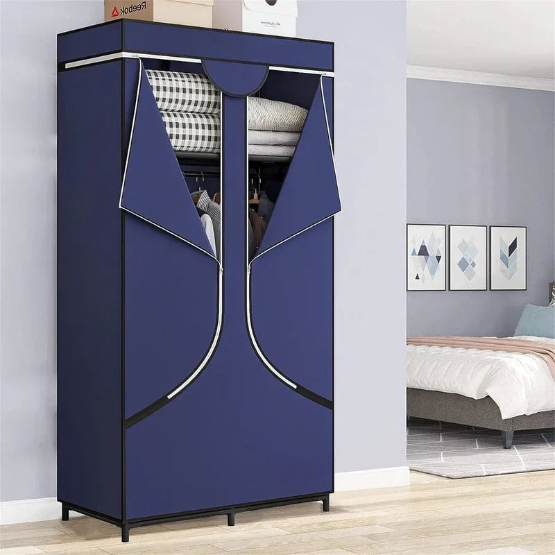 Armoire de rangement portable en tissu - 17,7P x 34,6L x 66,1H
