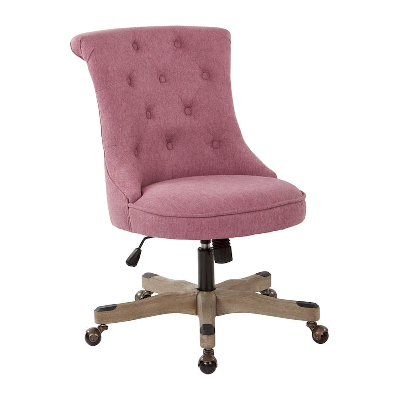Chaise de bureau capitonnée Joliet Porch & Den