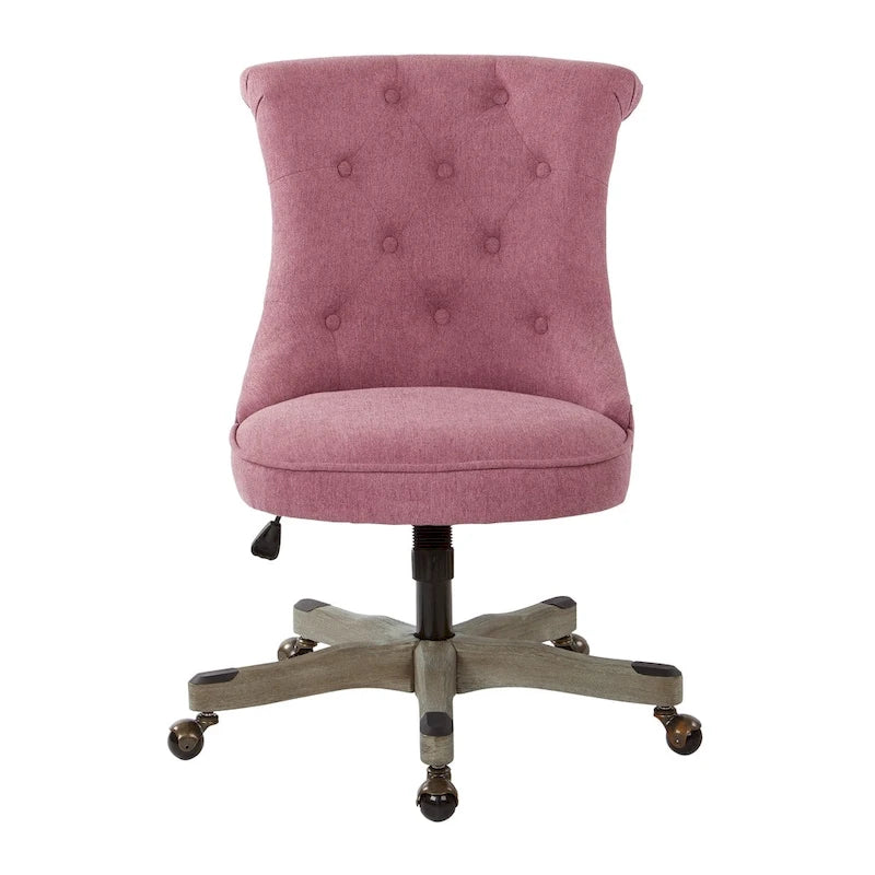 Chaise de bureau capitonnée Joliet Porch & Den