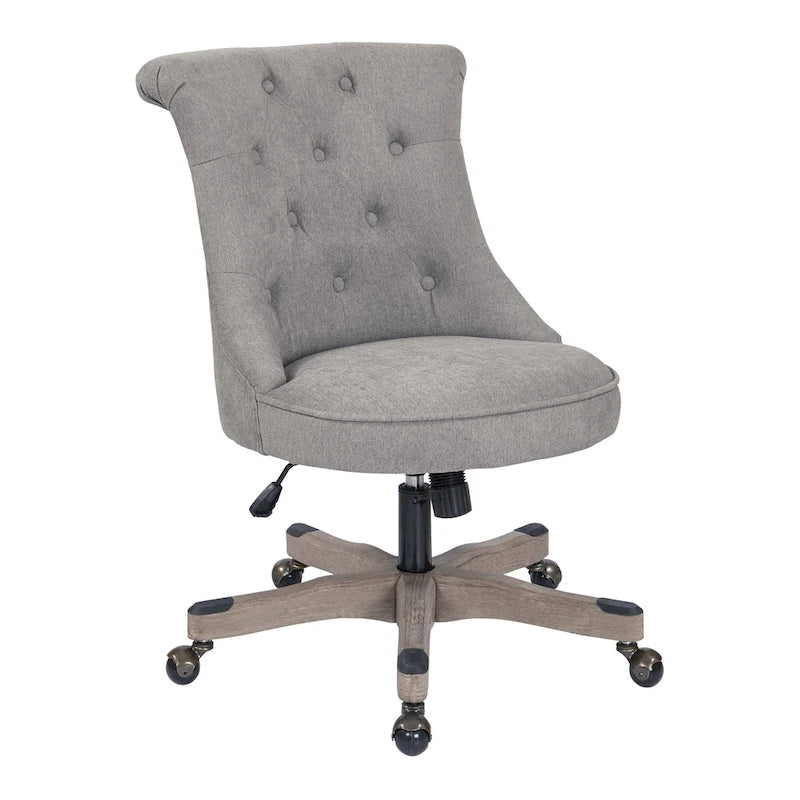 Chaise de bureau capitonnée Joliet Porch & Den