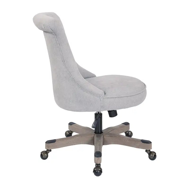 Chaise de bureau capitonnée Joliet Porch & Den