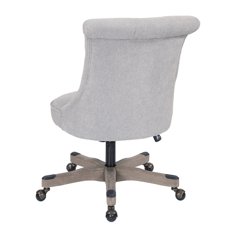 Chaise de bureau capitonnée Joliet Porch & Den