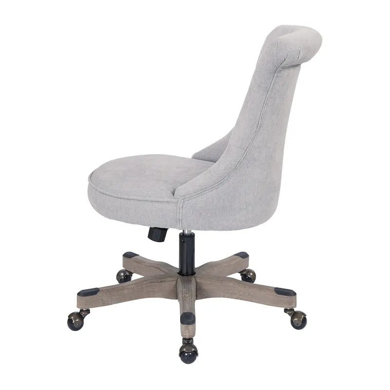Chaise de bureau capitonnée Joliet Porch & Den