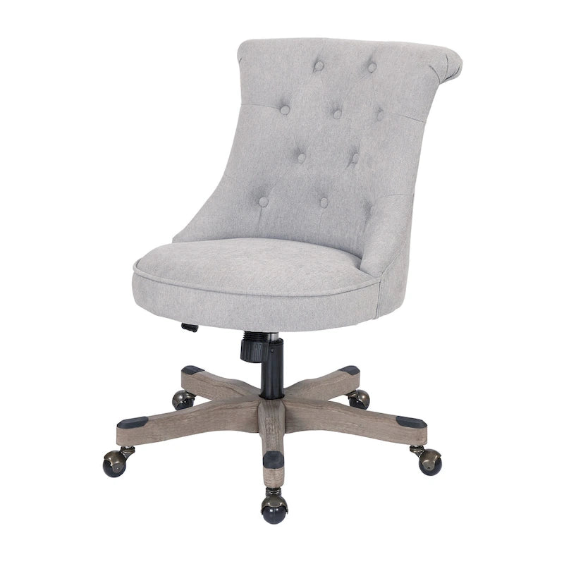 Chaise de bureau capitonnée Joliet Porch & Den