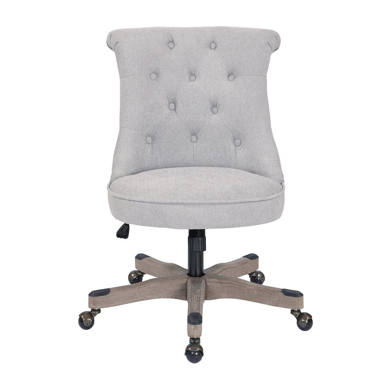 Chaise de bureau capitonnée Joliet Porch & Den