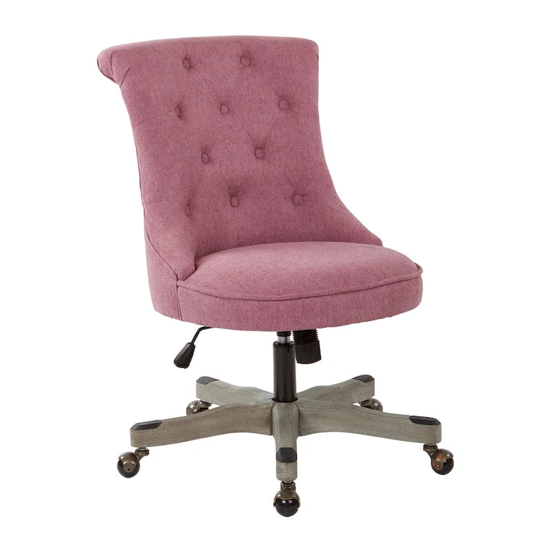 Chaise de bureau capitonnée Joliet Porch & Den