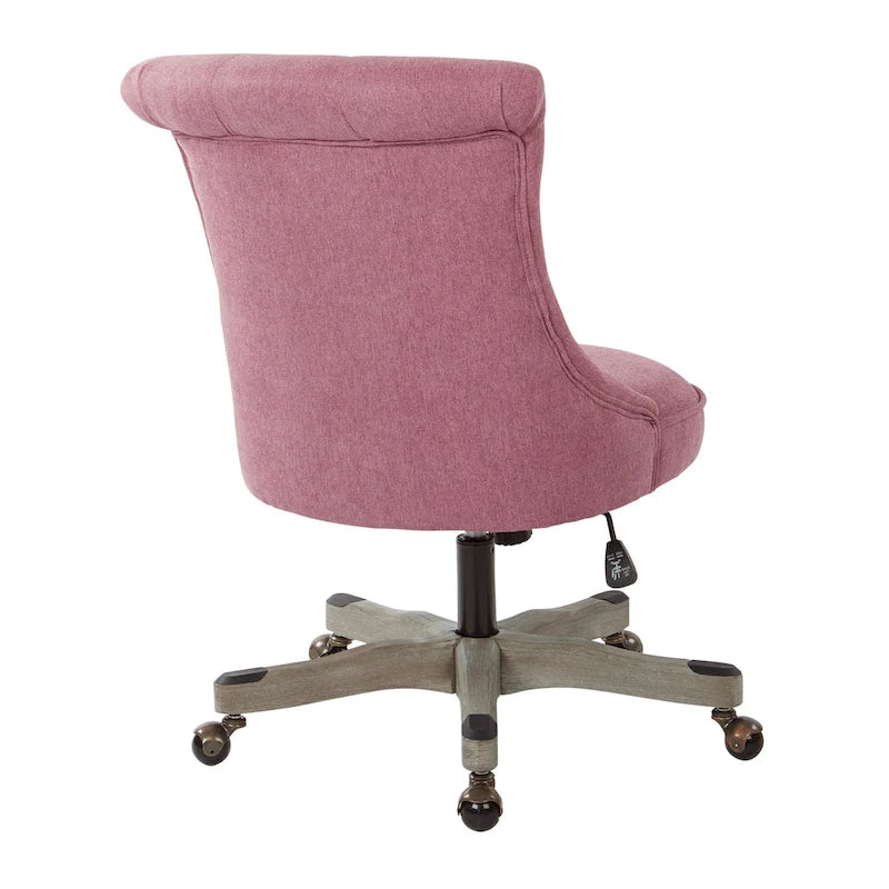 Chaise de bureau capitonnée Joliet Porch & Den