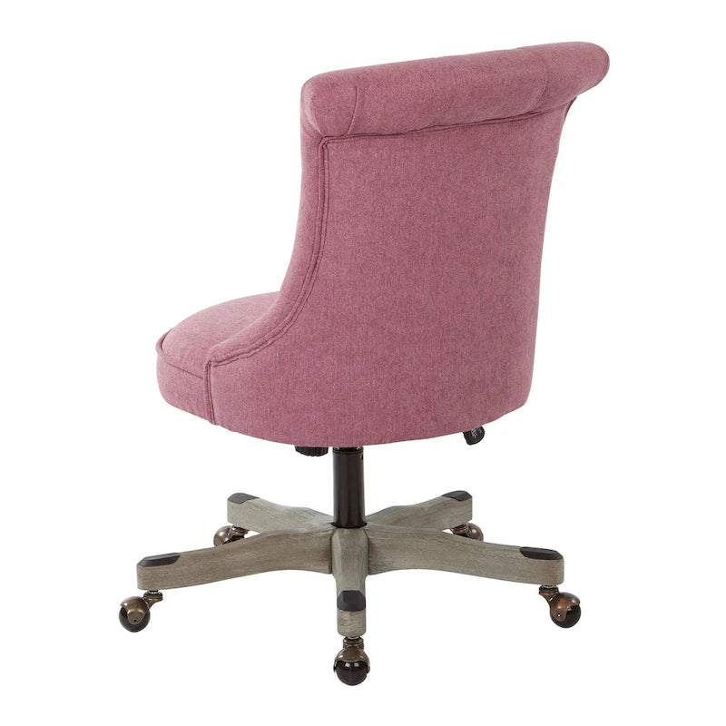 Chaise de bureau capitonnée Joliet Porch & Den