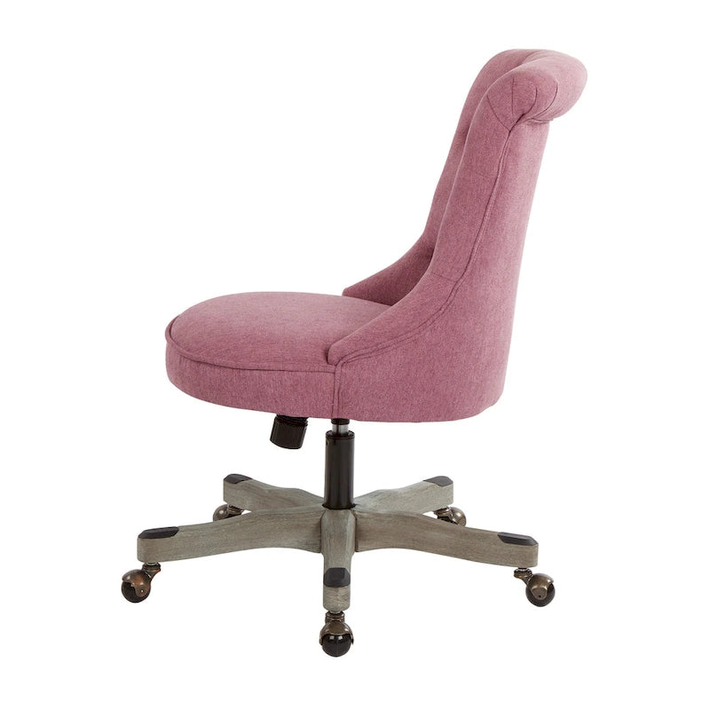 Chaise de bureau capitonnée Joliet Porch & Den