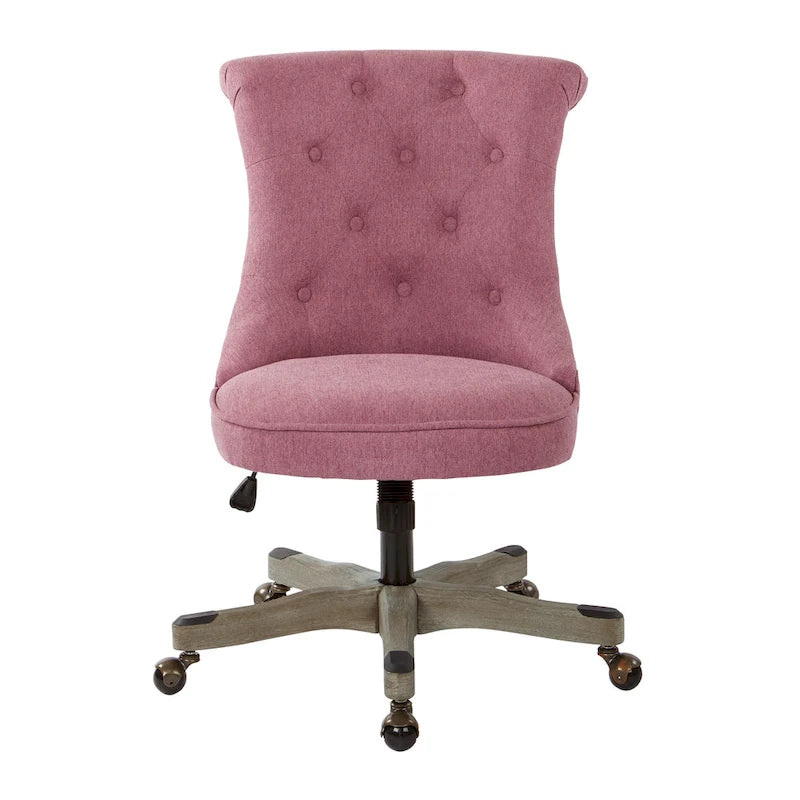 Chaise de bureau capitonnée Joliet Porch & Den