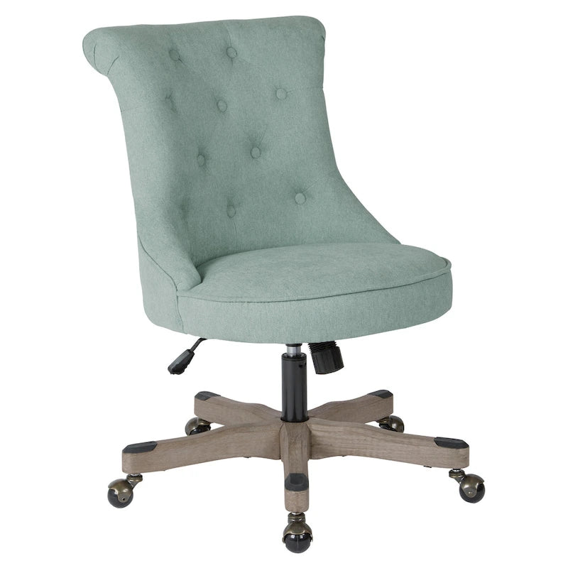 Chaise de bureau capitonnée Joliet Porch & Den