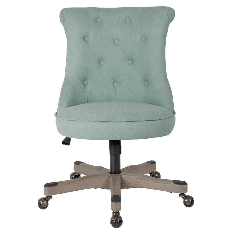 Chaise de bureau capitonnée Joliet Porch & Den