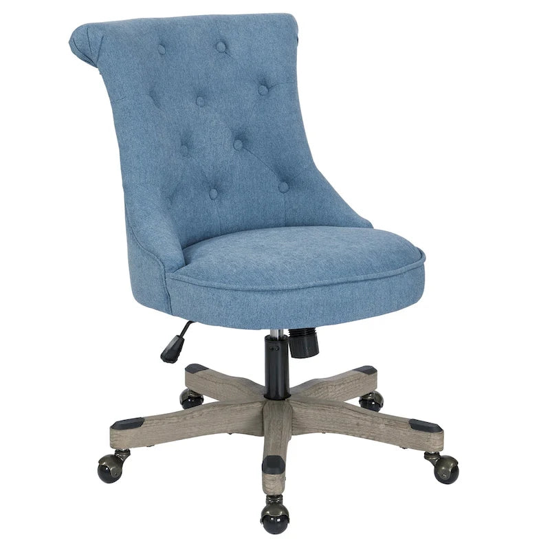 Chaise de bureau capitonnée Joliet Porch & Den