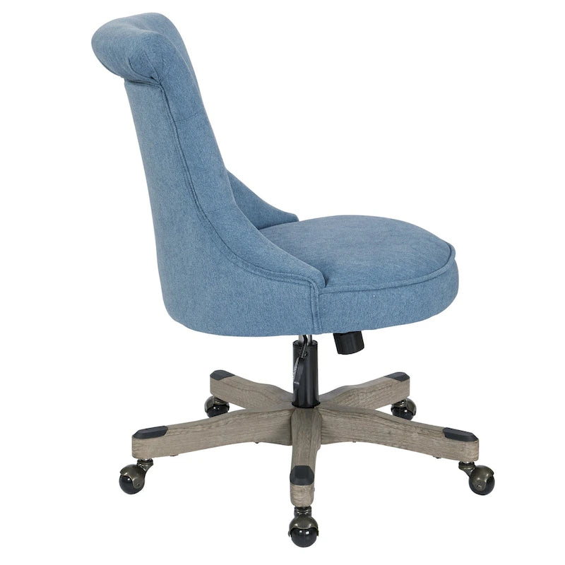 Chaise de bureau capitonnée Joliet Porch & Den