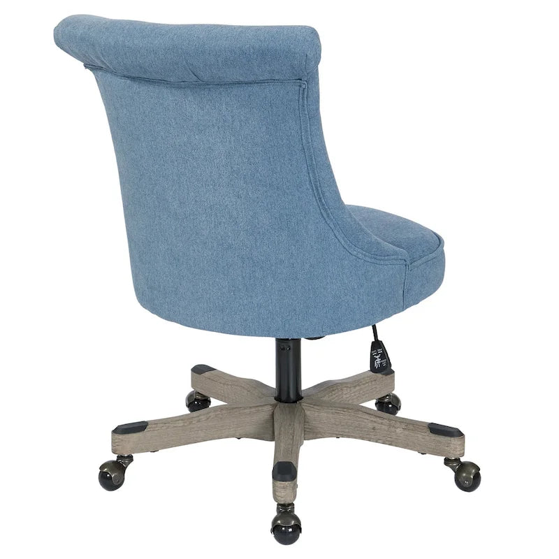 Chaise de bureau capitonnée Joliet Porch & Den
