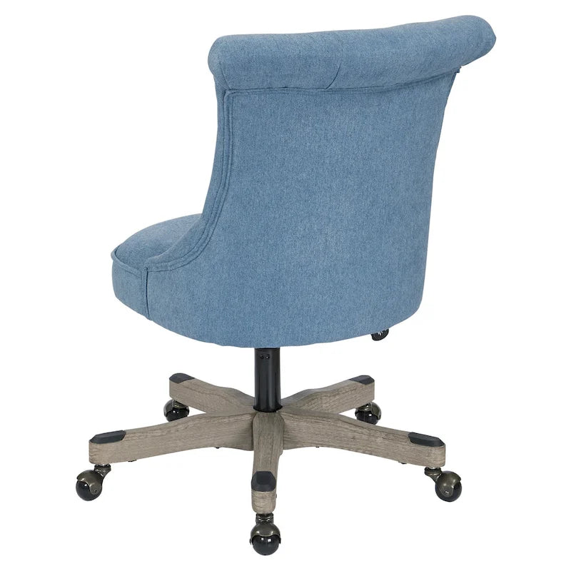 Chaise de bureau capitonnée Joliet Porch & Den