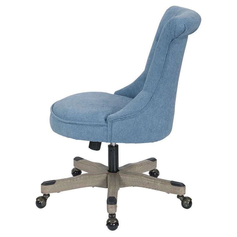 Chaise de bureau capitonnée Joliet Porch & Den