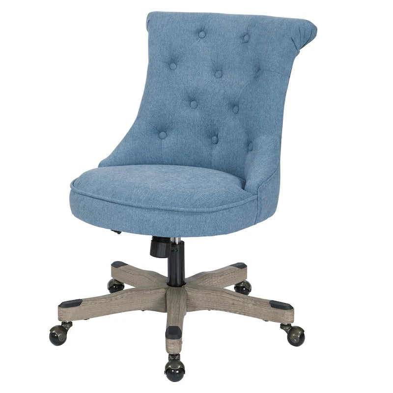 Chaise de bureau capitonnée Joliet Porch & Den