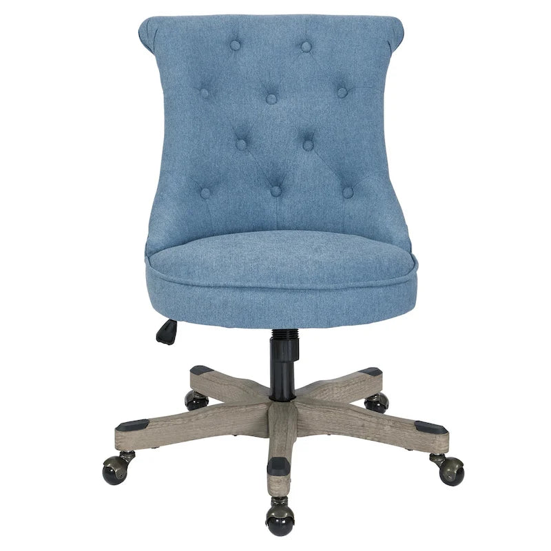 Chaise de bureau capitonnée Joliet Porch & Den
