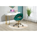 Chaise d'ordinateur Chaise de bureau Chaise pivotante réglable Siège en tissu Chaise de bureau à domicile