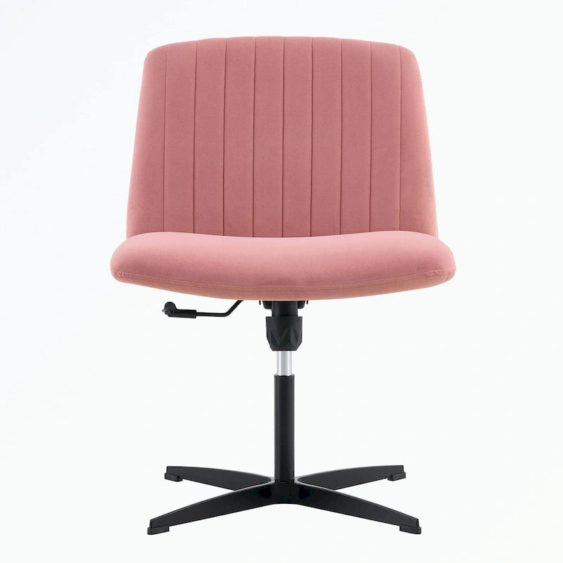 Chaise de bureau pivotante à 360° avec piètement noir