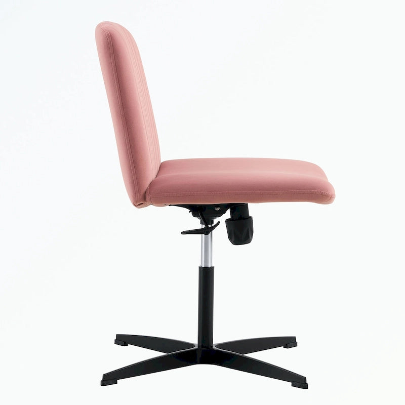 Chaise de bureau pivotante à 360° avec piètement noir