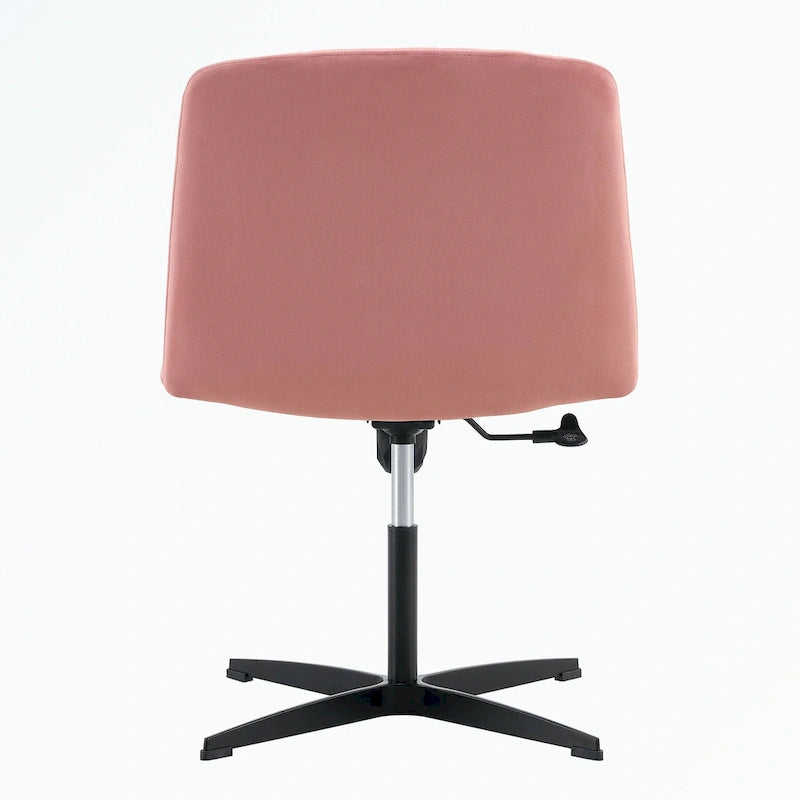 Chaise de bureau pivotante à 360° avec piètement noir