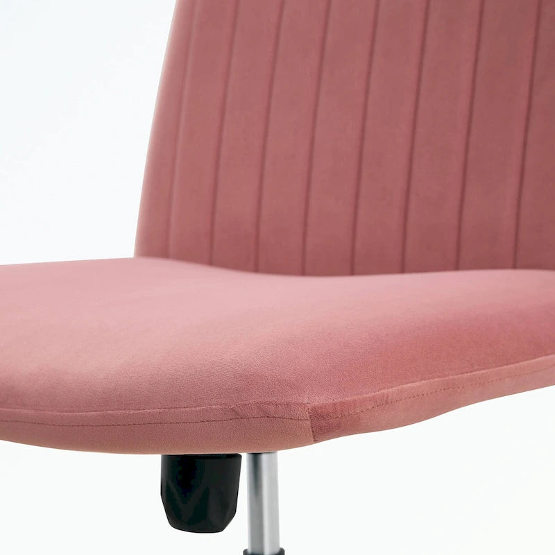 Chaise de bureau pivotante à 360° avec piètement noir