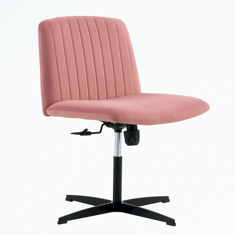 Chaise de bureau pivotante à 360° avec piètement noir