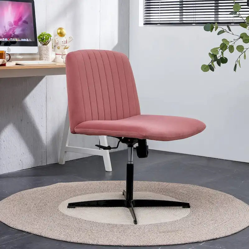 Chaise de bureau pivotante à 360° avec piètement noir