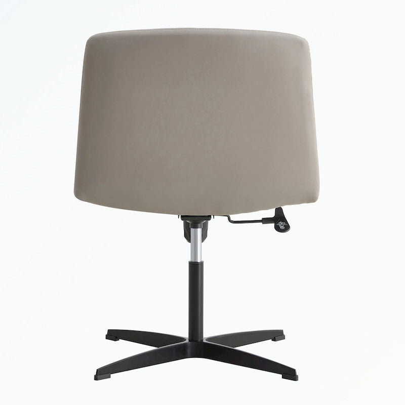 Chaise de bureau pivotante à 360° avec piètement noir