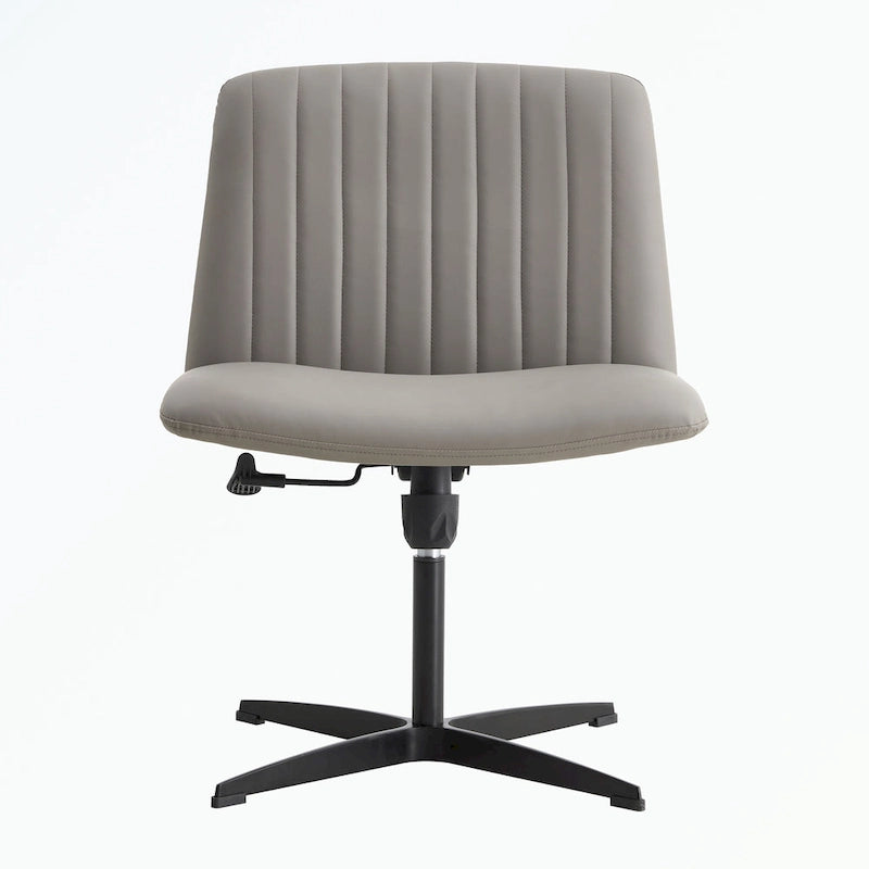 Chaise de bureau pivotante à 360° avec piètement noir