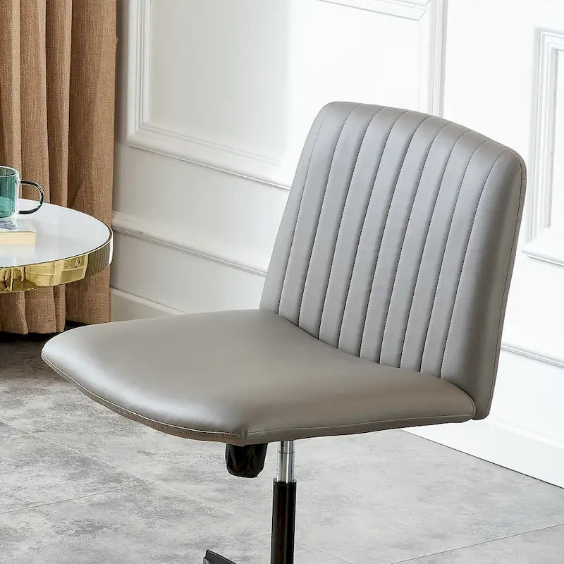 Chaise de bureau pivotante à 360° avec piètement noir