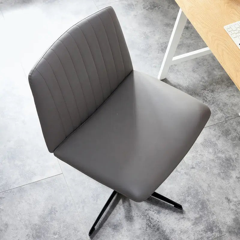 Chaise de bureau pivotante à 360° avec piètement noir