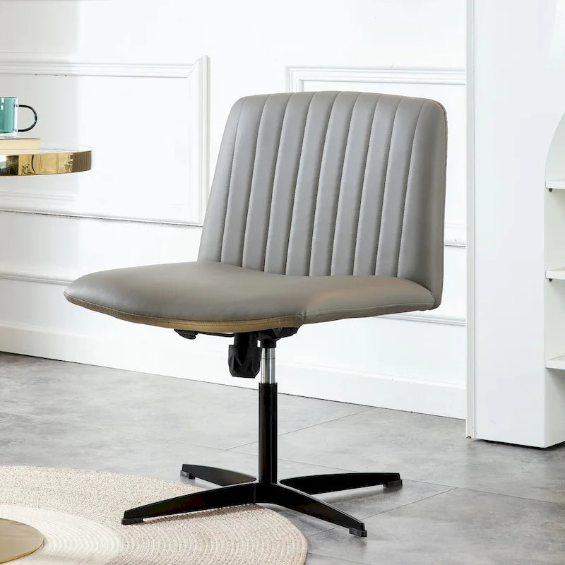 Chaise de bureau pivotante à 360° avec piètement noir