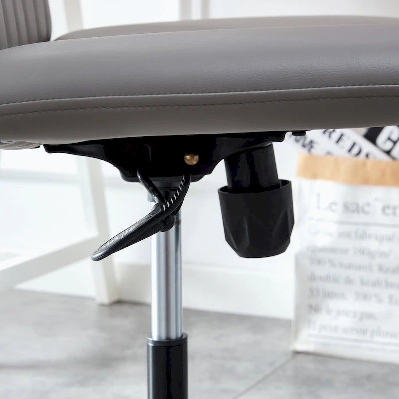 Chaise de bureau pivotante à 360° avec piètement noir