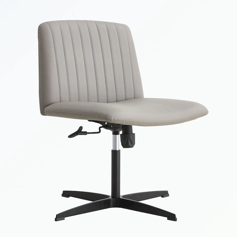 Chaise de bureau pivotante à 360° avec piètement noir