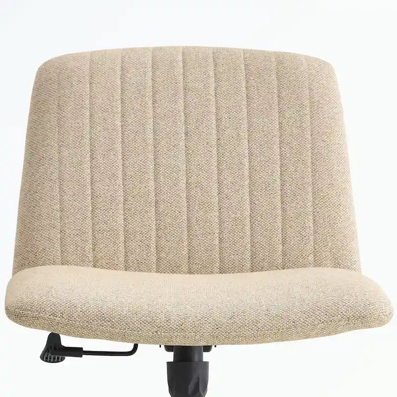 Chaise de bureau pivotante à 360° avec piètement noir