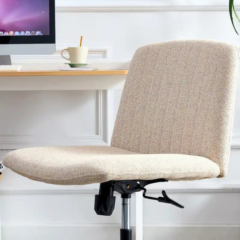 Chaise de bureau pivotante à 360° avec piètement noir