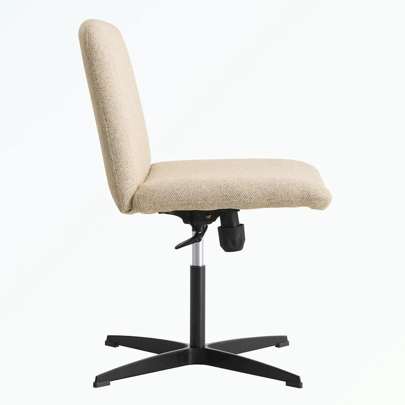 Chaise de bureau pivotante à 360° avec piètement noir