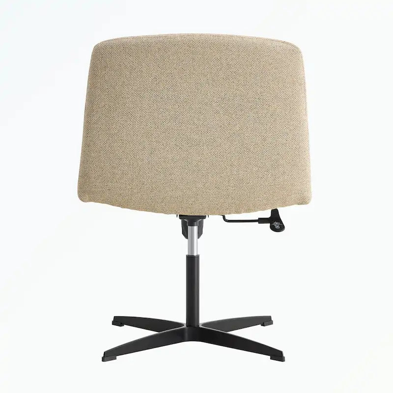 Chaise de bureau pivotante à 360° avec piètement noir