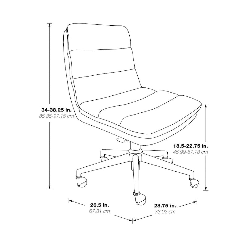 Chaise de bureau pivotante Legacy en similicuir