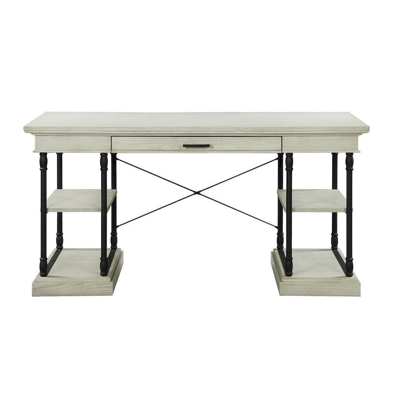 Bureau d'ordinateur/écriture en bois 1 tiroir Corvus Ursula 59