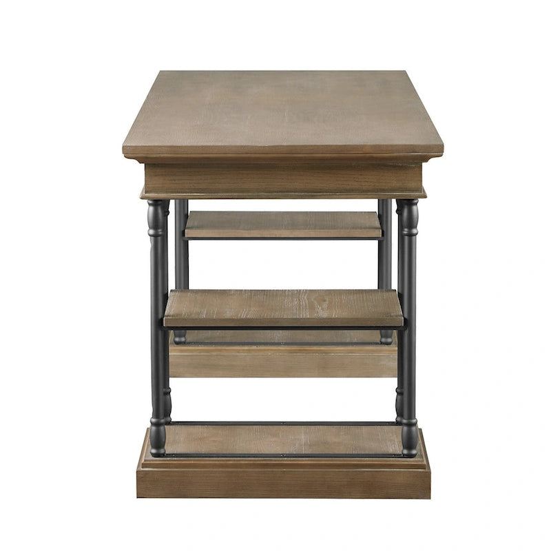 Bureau d'ordinateur/écriture en bois 1 tiroir Corvus Ursula 59