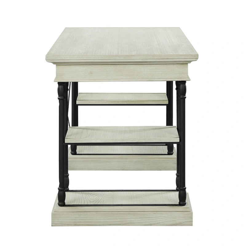 Bureau d'ordinateur/écriture en bois 1 tiroir Corvus Ursula 59