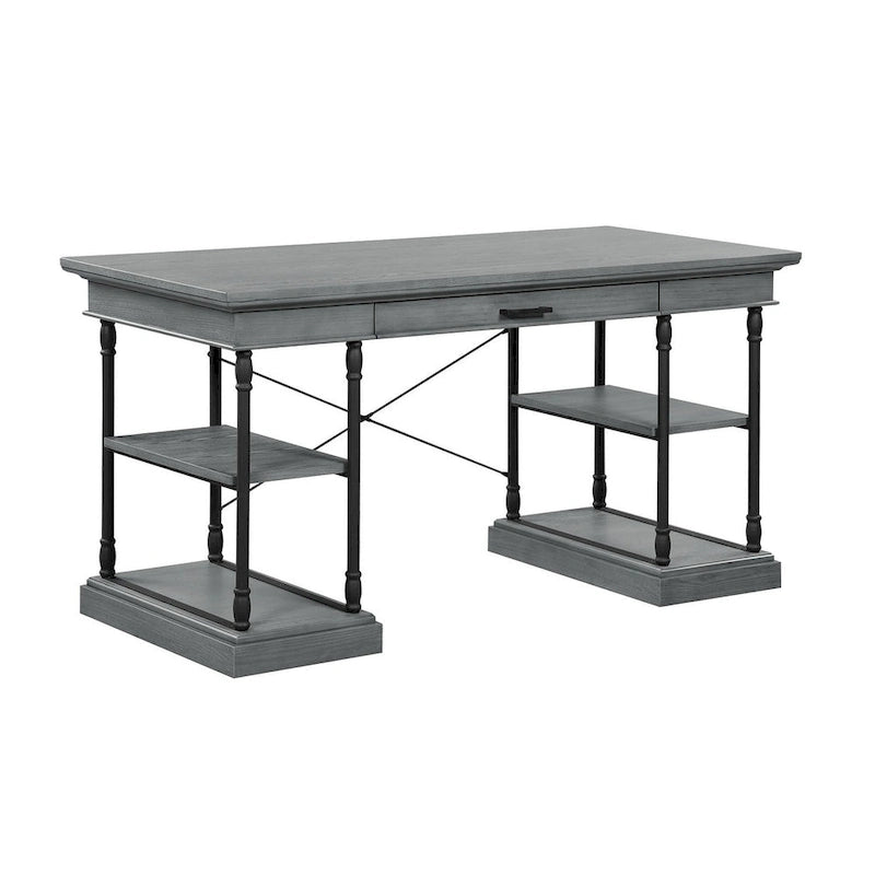 Bureau d'ordinateur/écriture en bois 1 tiroir Corvus Ursula 59