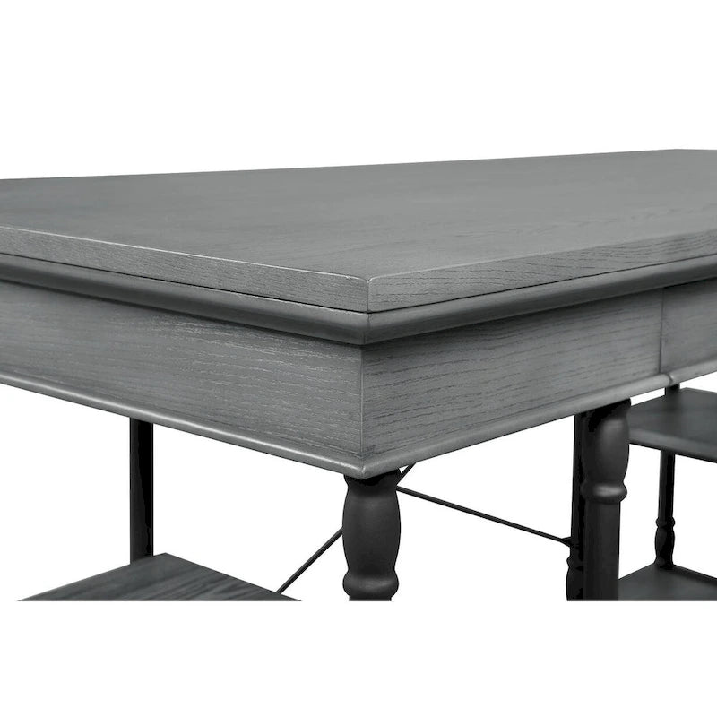 Bureau d'ordinateur/écriture en bois 1 tiroir Corvus Ursula 59